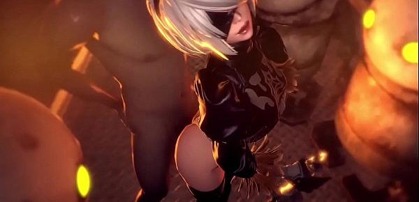  FapZone  2B (Nier Automata)